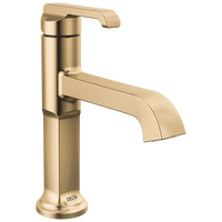 Delta - Single Handle Bathroom Faucet - Lumicoat® Champagne Bronze - 589-CZ-PR-DST