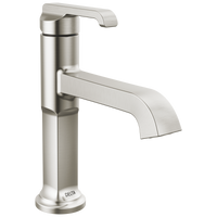 Delta - Single Handle Bathroom Faucet - Lumicoat® Stainless - 589-SS-PR-DST