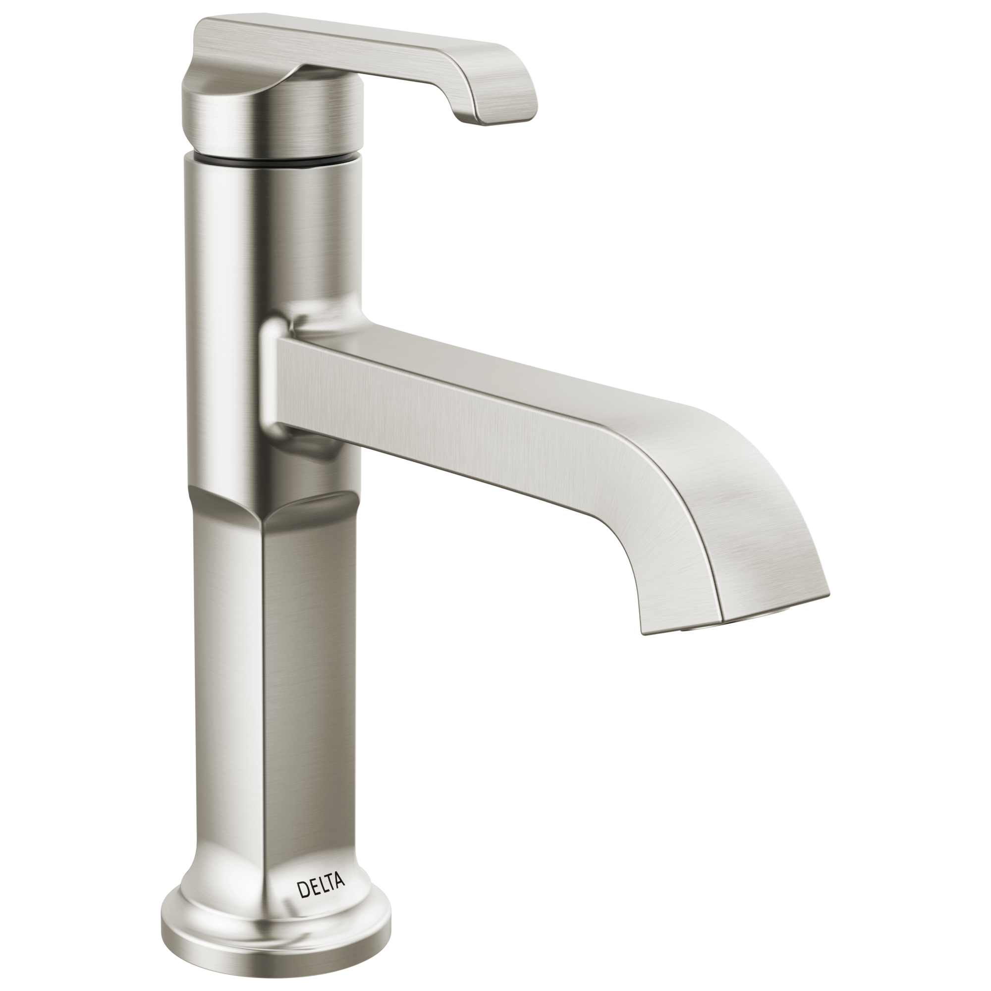 Delta - Single Handle Bathroom Faucet - Lumicoat® Stainless - 589-SS-PR-LPU-DST