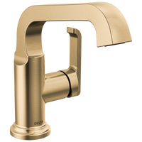 Delta - Single Handle Bathroom Faucet - Lumicoat® Champagne Bronze - 589SH-CZ-PR-DST