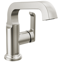 Delta - Single Handle Bathroom Faucet - Lumicoat® Stainless - 589SH-SS-PR-DST