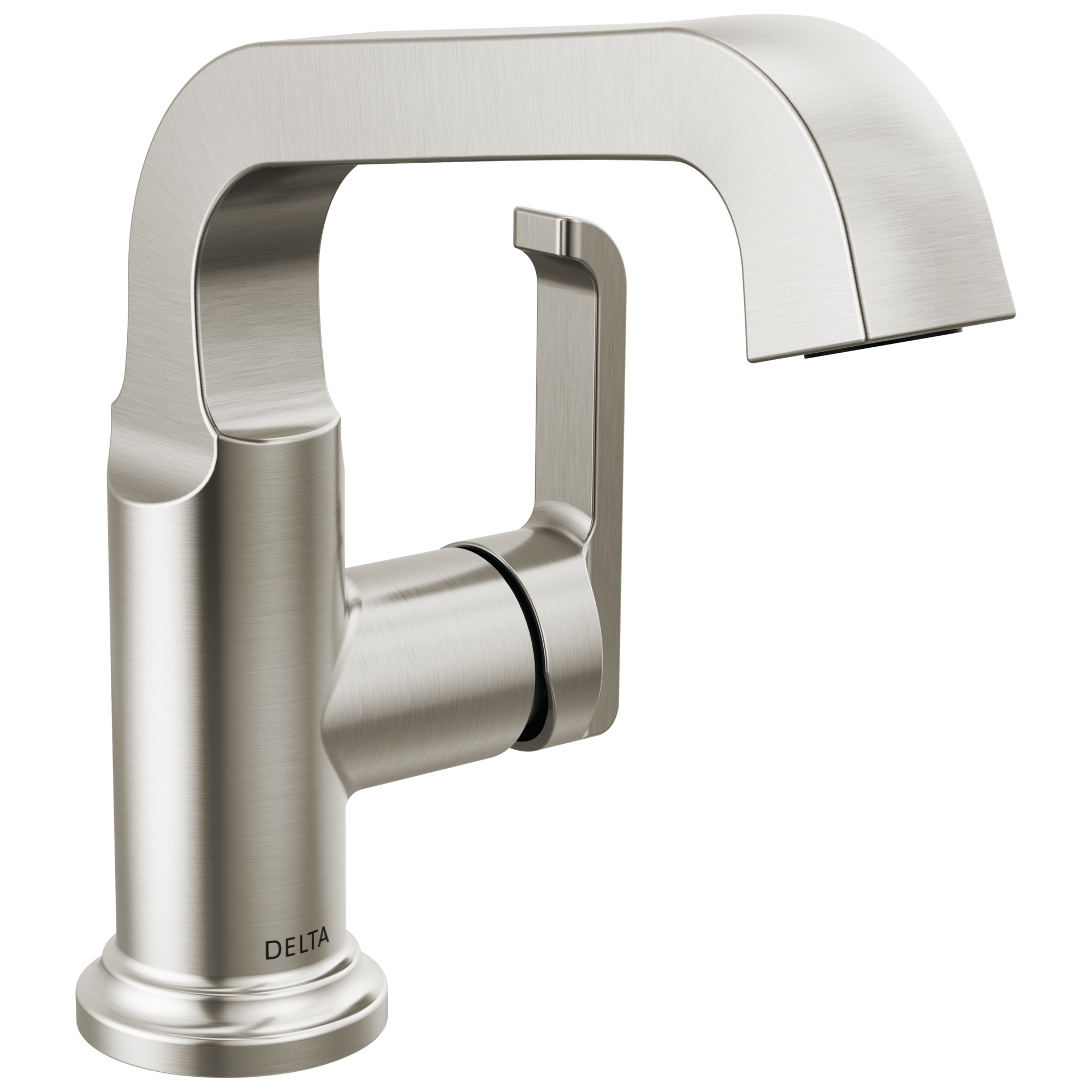 Delta - Single Handle Bathroom Faucet - Lumicoat® Stainless - 589SH-SS-PR-DST