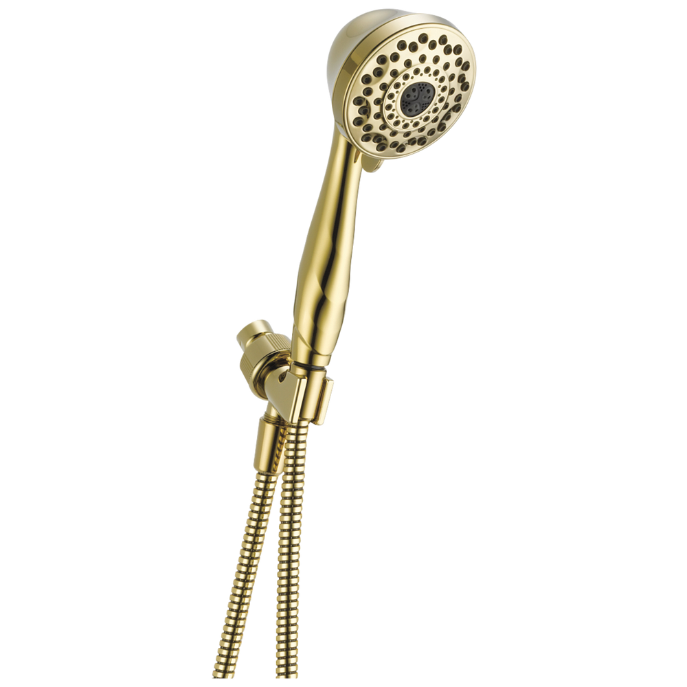 Delta - Premium 7-Setting Shower Mount Hand Shower - Polished Brass - 59346-PB-PK