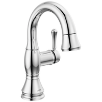 Delta - Single Handle Pull Down Bathroom Faucet - Chrome - 597-PD-DST