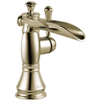 Delta - Single Handle Channel Bathroom Faucet - Polished Nickel - 598LF-PNMPU