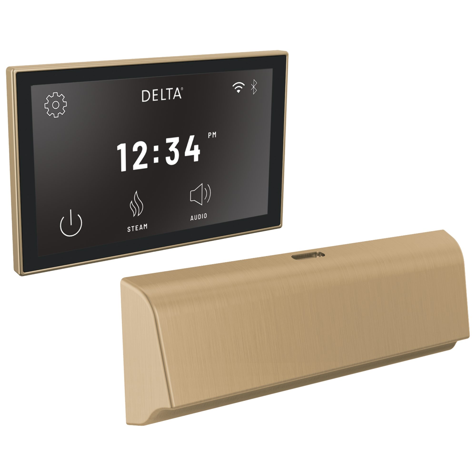 Delta - Unilateral Digital Steam Package - Lumicoat® Champagne Bronze - 5CB-550L-CZ-PR