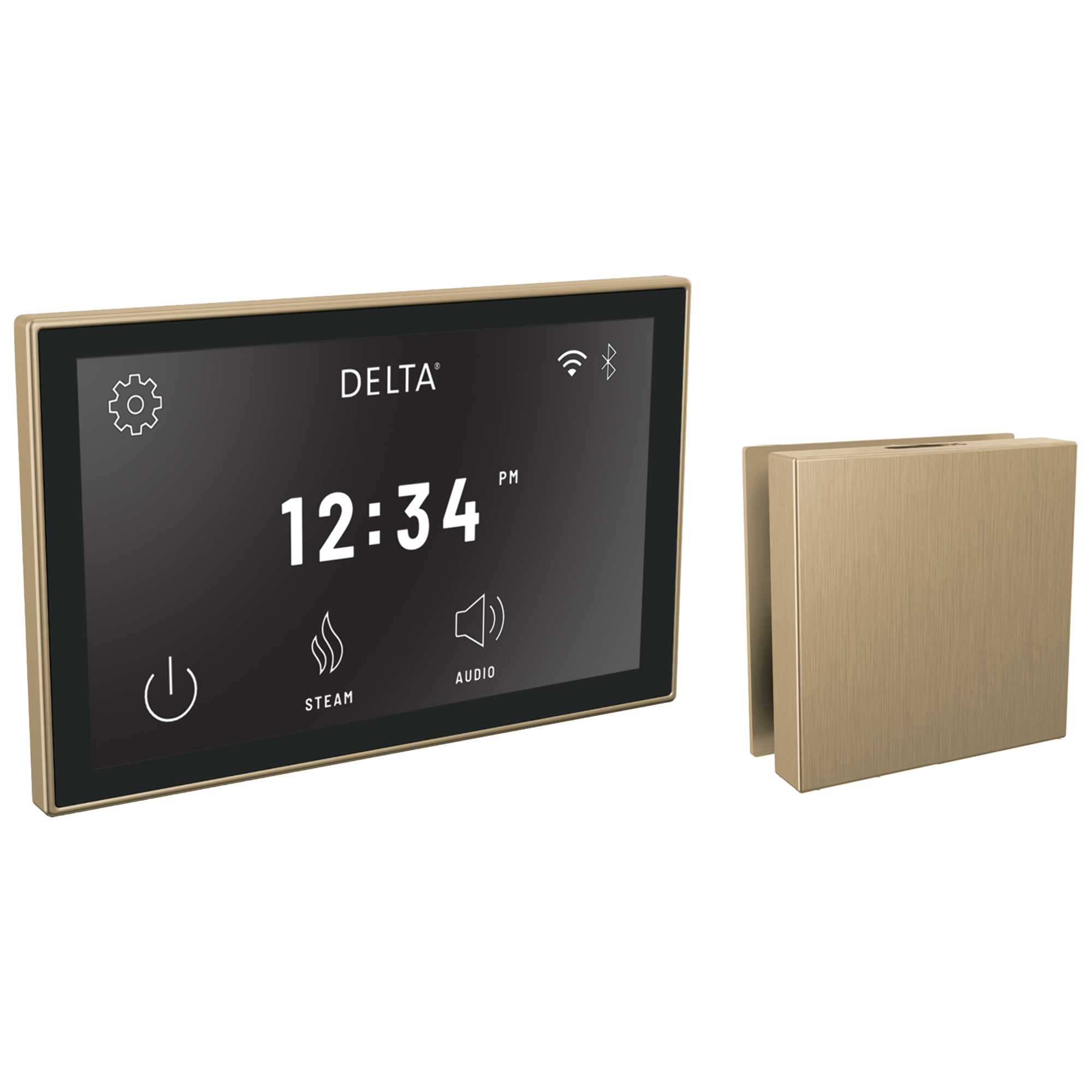 Delta - Square Digital Steam Package - Lumicoat® Champagne Bronze - 5CH-550L-CZ-PR