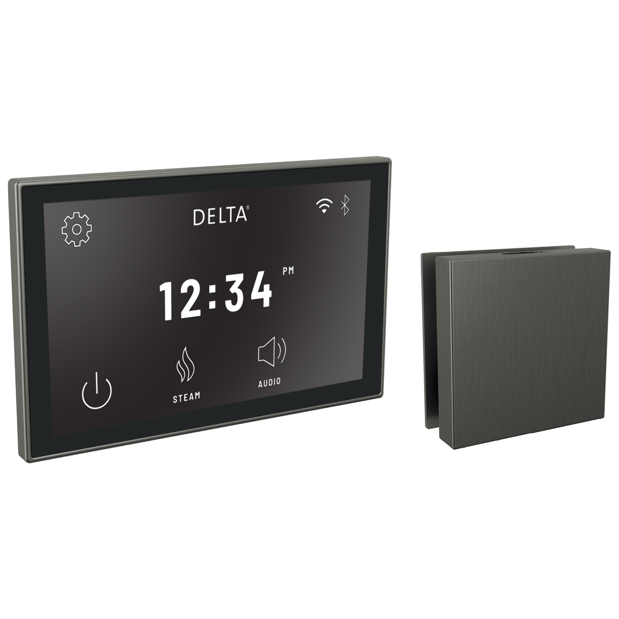 Delta - Square Digital Steam Package - Lumicoat® Black Stainless - 5CH-550L-KS-PR