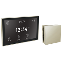 Delta - Square Digital Steam Package - Lumicoat® Polished Nickel - 5CH-550L-PN-PR