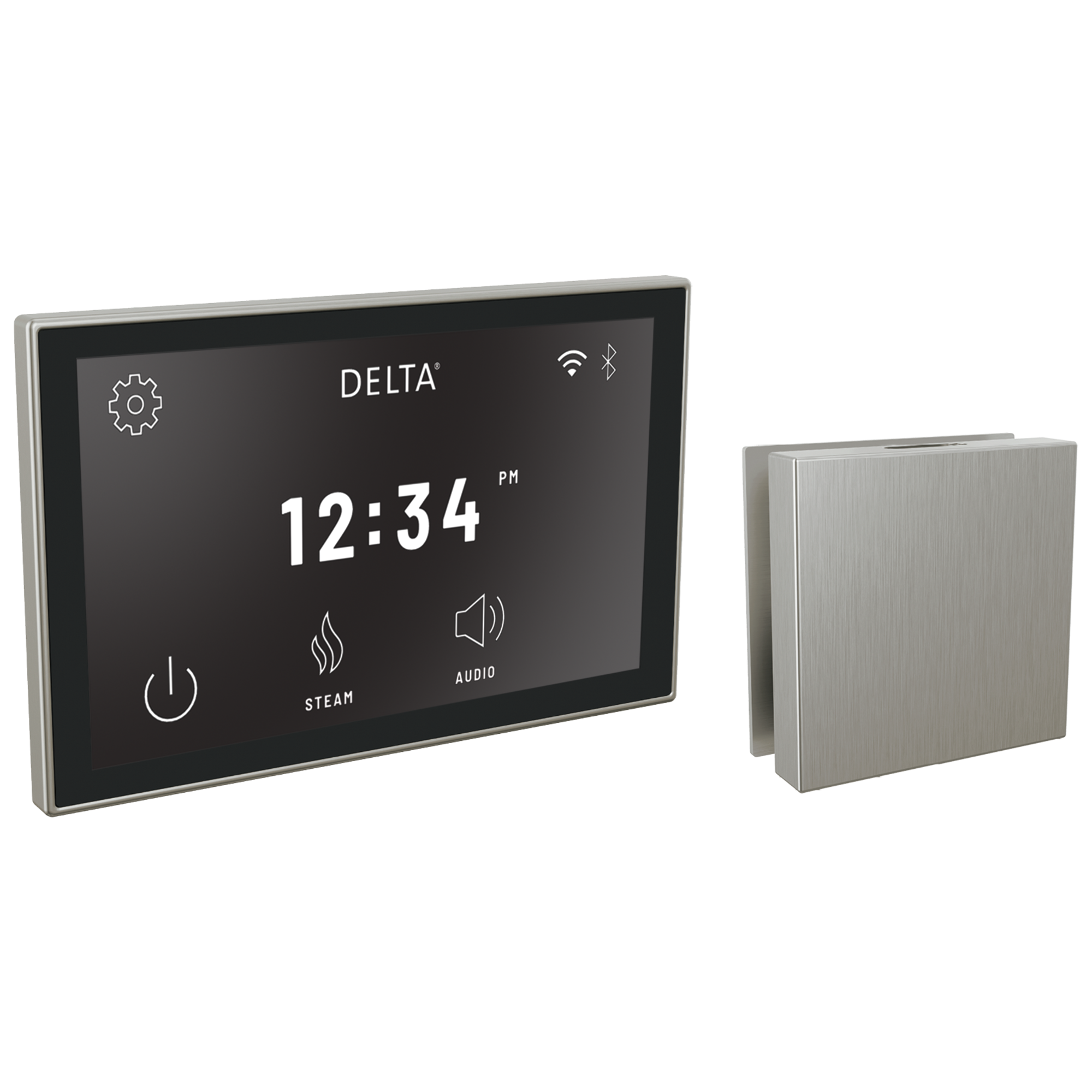 Delta - Square Digital Steam Package - Lumicoat® Stainless - 5CH-550L-SS-PR