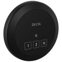 Delta - Round Exterior Steam Control - Matte Black - 5CN-220R-BL