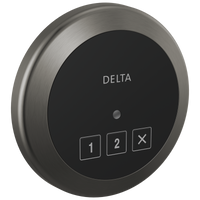 Delta - Round Exterior Steam Control - Lumicoat® Black Stainless - 5CN-220R-KS-PR