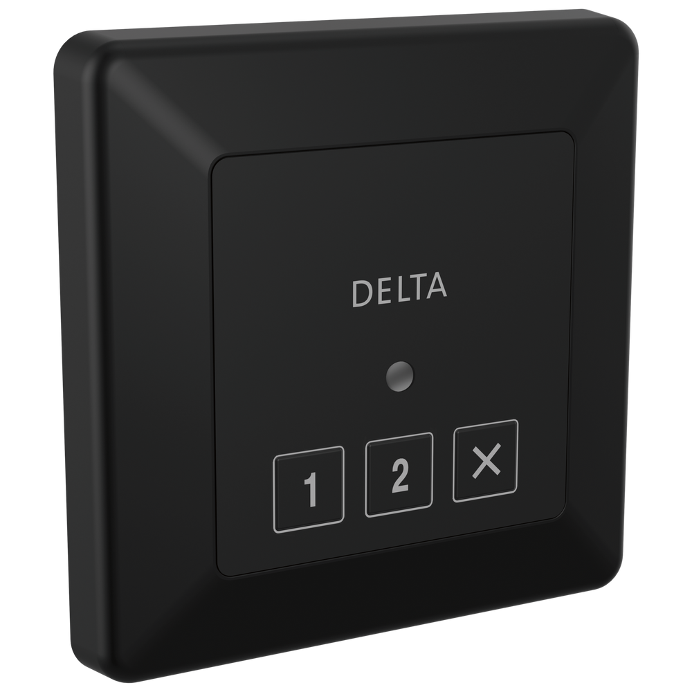 Delta - Square Exterior Steam Control - Matte Black - 5CN-220T-BL