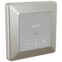 Delta - Square Exterior Steam Control - Lumicoat® Stainless - 5CN-220T-SS-PR