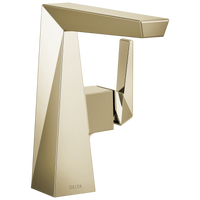 Delta - Single Handle Mid-Height Bathroom Faucet - Lumicoat® Polished Nickel - 643-PN-PR-DST