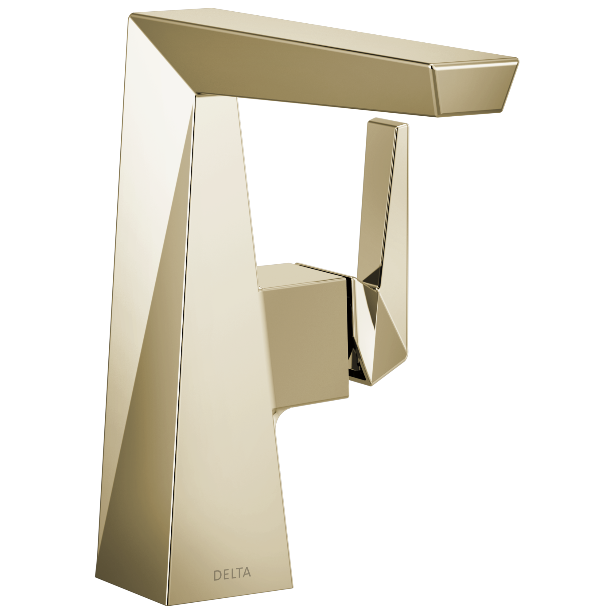 Delta - Single Handle Mid-Height Bathroom Faucet - Lumicoat® Polished Nickel - 643-PN-PR-DST