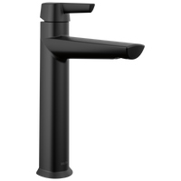 Delta - Single Handle Mid-Height Bathroom Faucet - Matte Black - 671-BL-DST