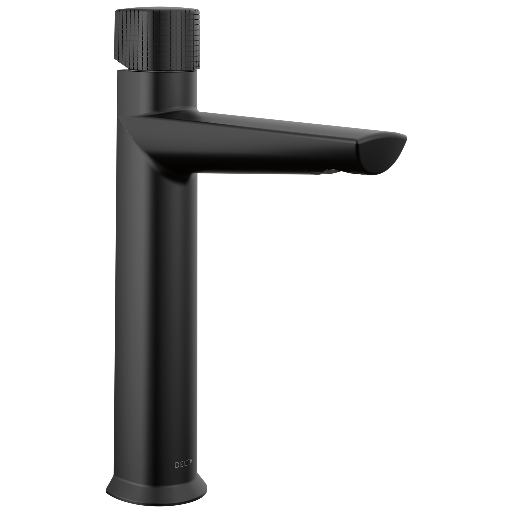 Delta - Single Handle Mid-Height Bathroom Faucet - Matte Black - 673-BL-DST