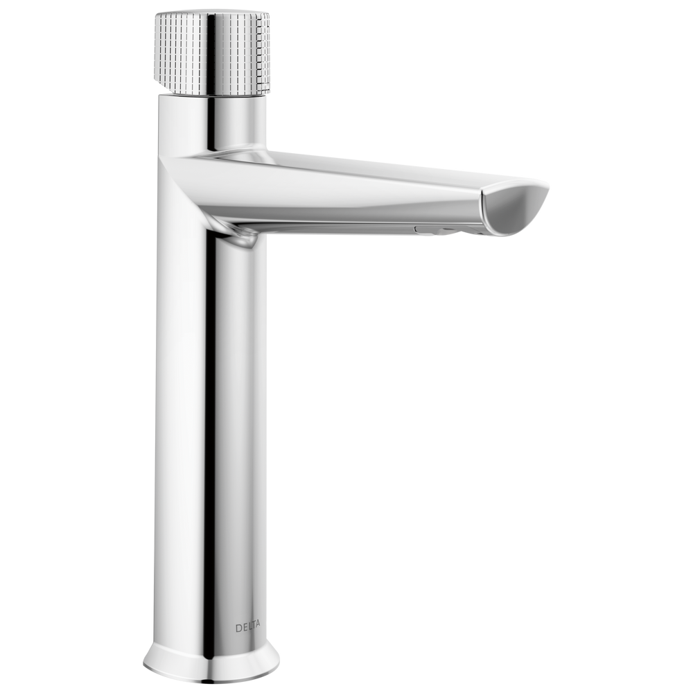 Delta - Single Handle Mid-Height Bathroom Faucet - Lumicoat® Chrome - 673-PR-DST