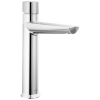 Delta - Single Handle Mid-Height Bathroom Faucet - Lumicoat® Chrome - 673-PR-DST