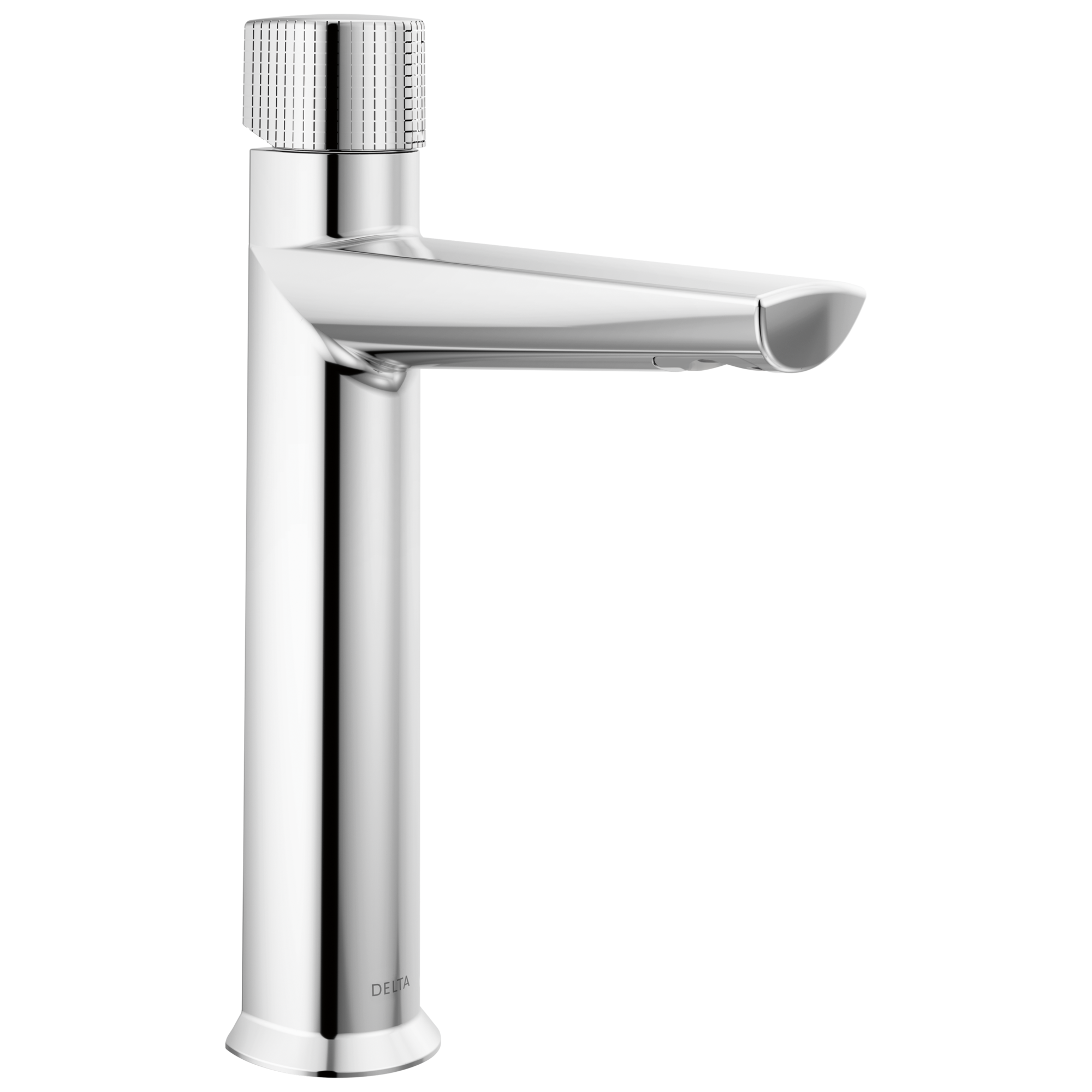 Delta - Single Handle Mid-Height Bathroom Faucet - Lumicoat® Chrome - 673-PR-DST