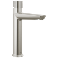 Delta - Single Handle Mid-Height Bathroom Faucet - Lumicoat® Stainless - 673-SS-PR-DST