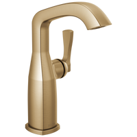 Delta - Single Handle Mid-Height Bathroom Faucet - Lumicoat® Champagne Bronze - 676-CZ-PR-DST