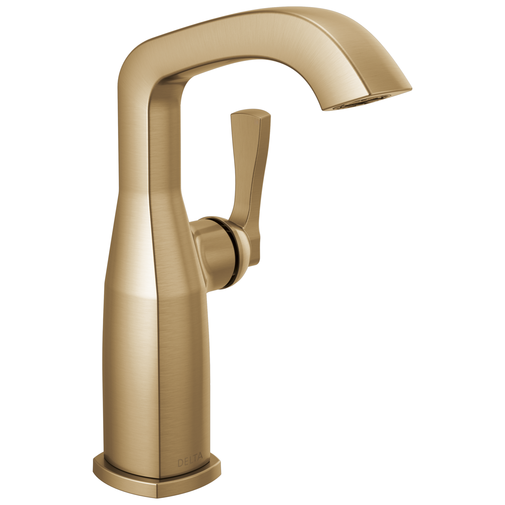 Delta - Single Handle Mid-Height Bathroom Faucet - Lumicoat® Champagne Bronze - 676-CZ-PR-DST