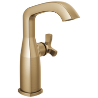 Delta - Single Handle Mid-Height Bathroom Faucet - Lumicoat® Champagne Bronze - 6766-CZ-PR-DST