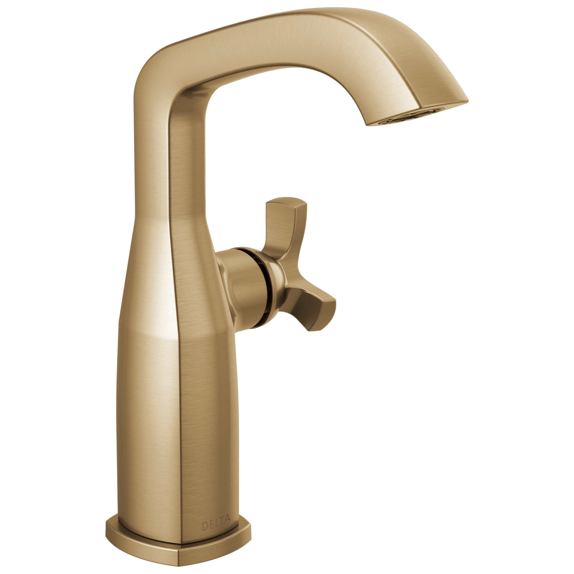 Delta - Single Handle Mid-Height Bathroom Faucet - Lumicoat® Champagne Bronze - 6766-CZ-PR-DST