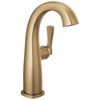 Delta - Single Handle Mid-Height Bathroom Faucet - Lumicoat® Champagne Bronze - 677-CZ-PR-DST