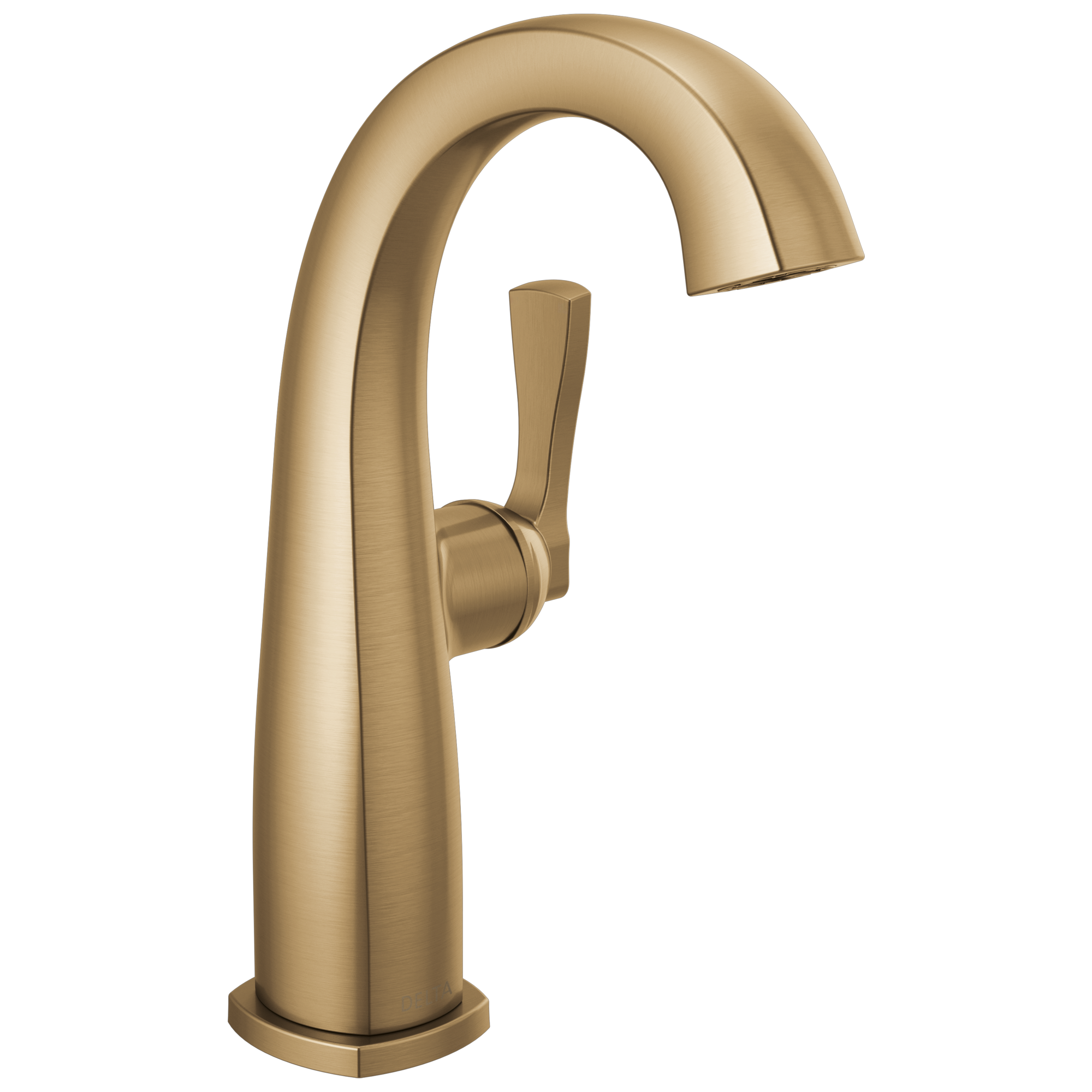 Delta - Single Handle Mid-Height Bathroom Faucet - Lumicoat® Champagne Bronze - 677-CZ-PR-DST