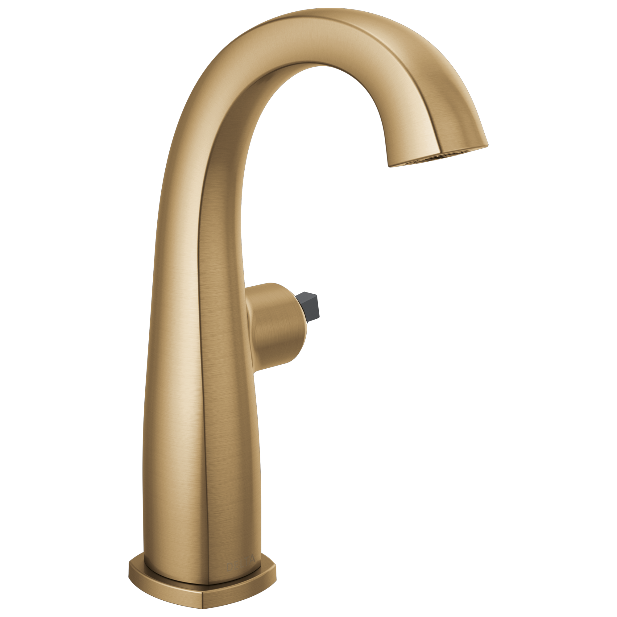 Delta - Single Handle Mid-Height Bathroom Faucet - Less Handle - Champagne Bronze - 677-CZLHP-DST