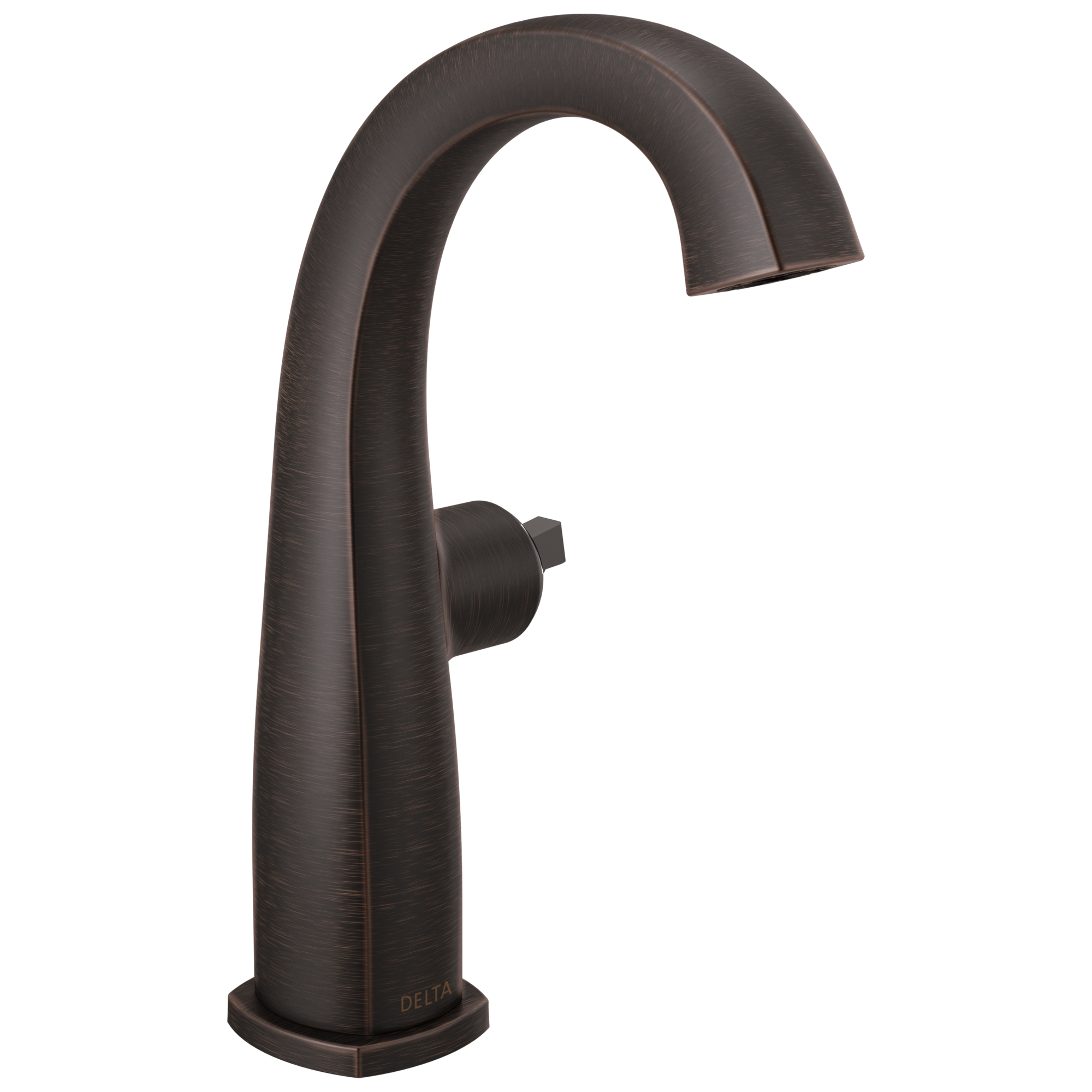 Delta - Single Handle Mid-Height Bathroom Faucet - Less Handle - Venetian Bronze - 677-RBLHP-DST