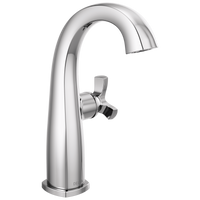 Delta - Single Handle Mid-Height Bathroom Faucet - Lumicoat® Chrome - 6776-PR-DST