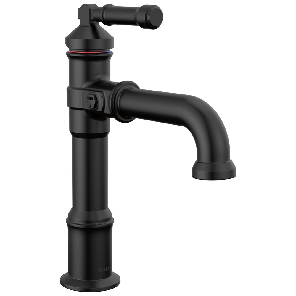 Delta - Single Handle Bathroom Faucet - Matte Black - 684-BL-DST