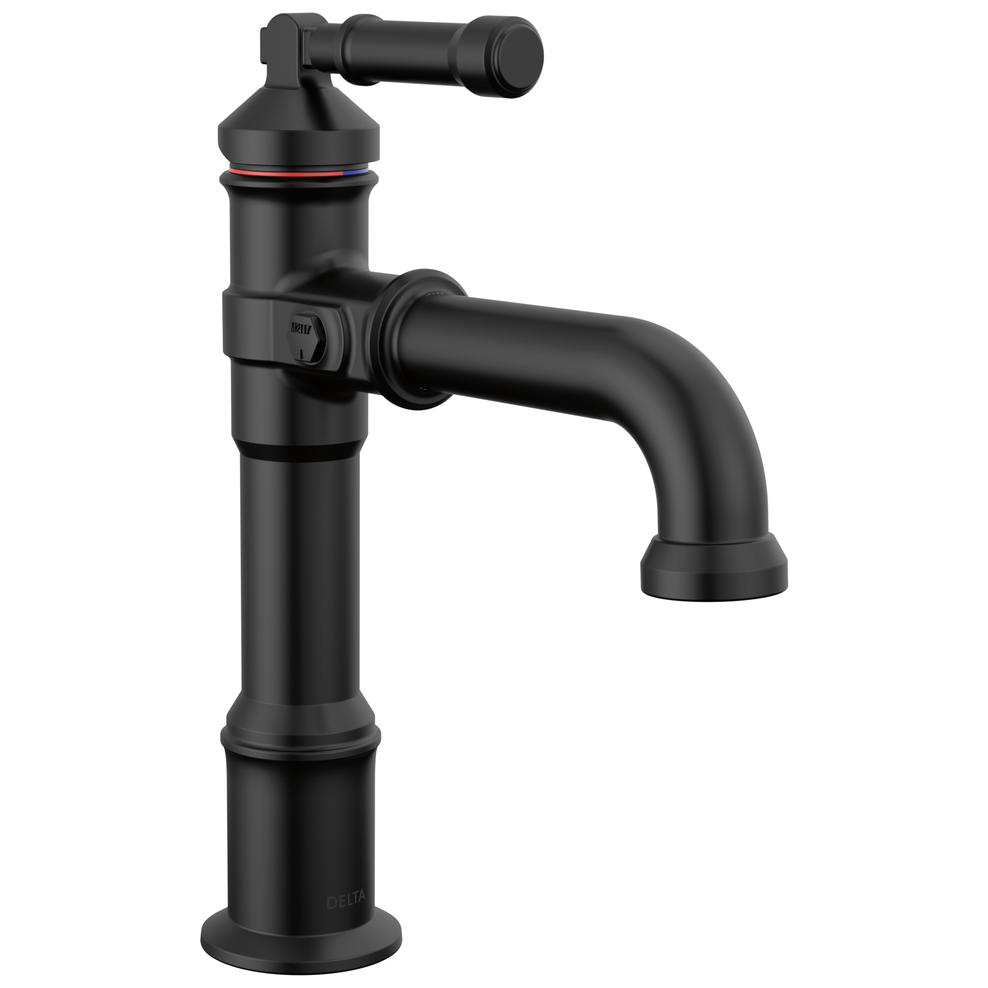 Delta - Single Handle Bathroom Faucet - Matte Black - 684-BL-DST