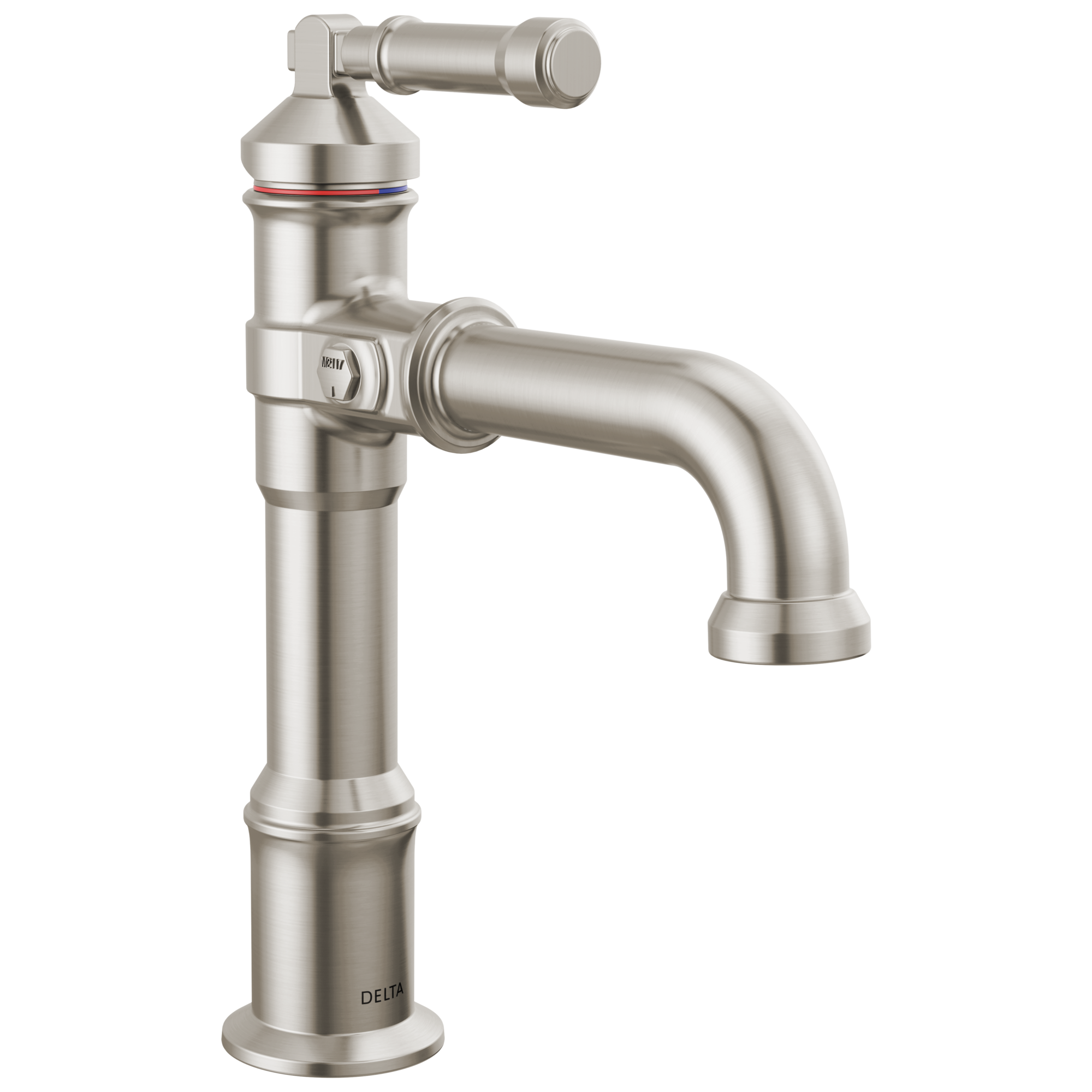 Delta - Single Handle Bathroom Faucet - Lumicoat® Stainless - 684-SS-PR-DST