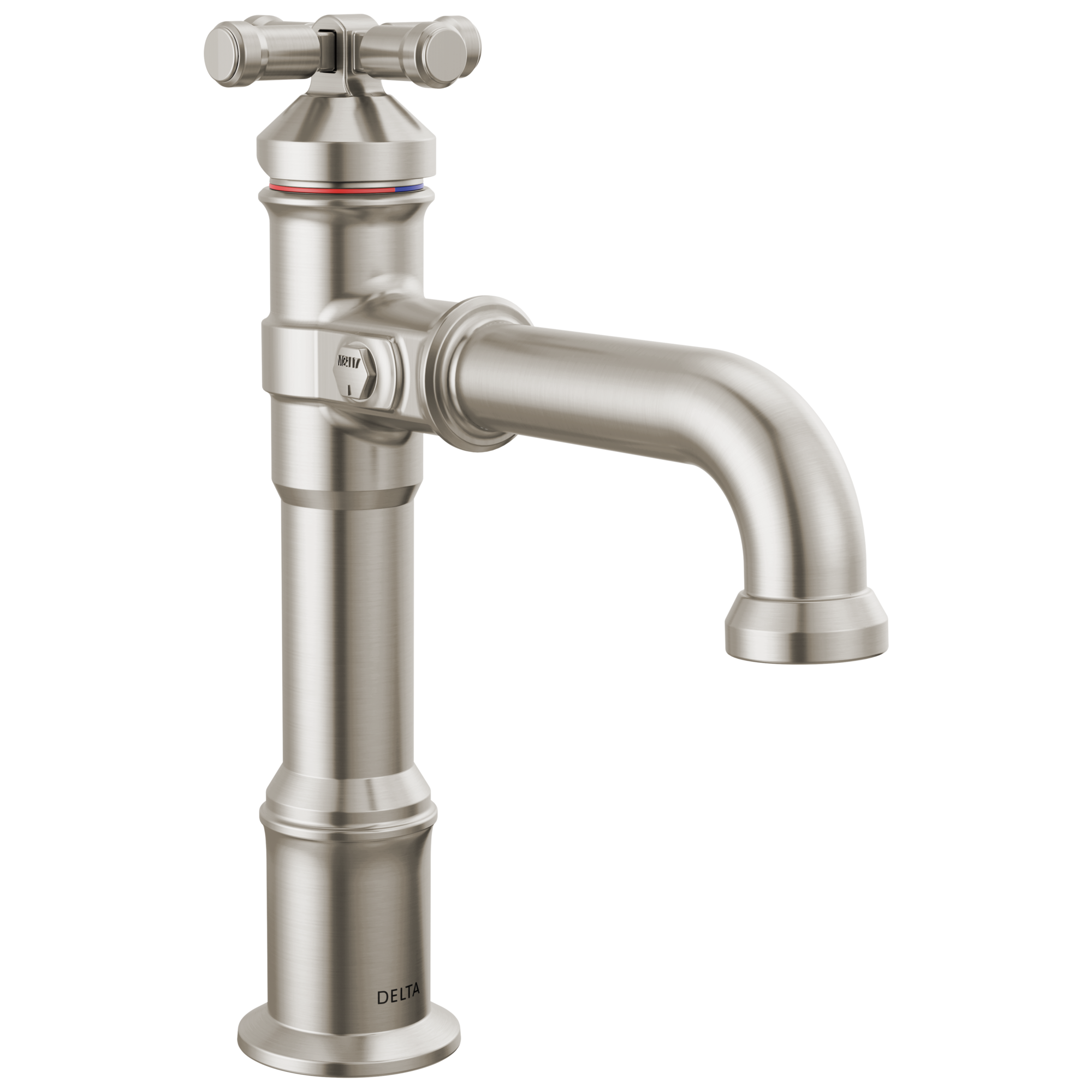 Delta - Single Handle Bathroom Faucet - Lumicoat® Stainless - 687-SS-PR-DST