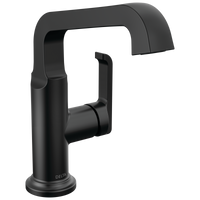 Delta - Single Handle Mid-Height Vessel Bathroom - Matte Black - 689-BL-DST