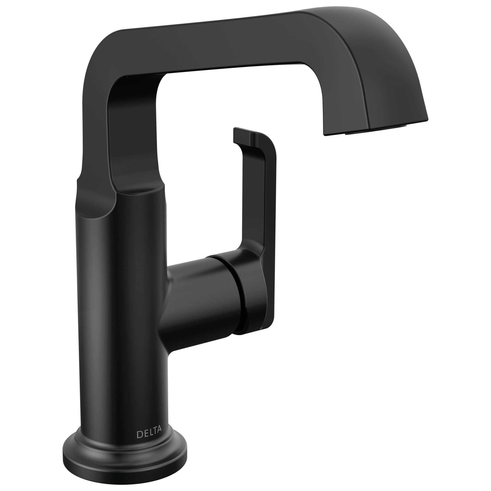 Delta - Single Handle Mid-Height Vessel Bathroom - Matte Black - 689-BL-DST