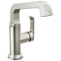 Delta - Single Handle Mid-Height Vessel Bathroom - Lumicoat® Stainless - 689-SS-PR-DST