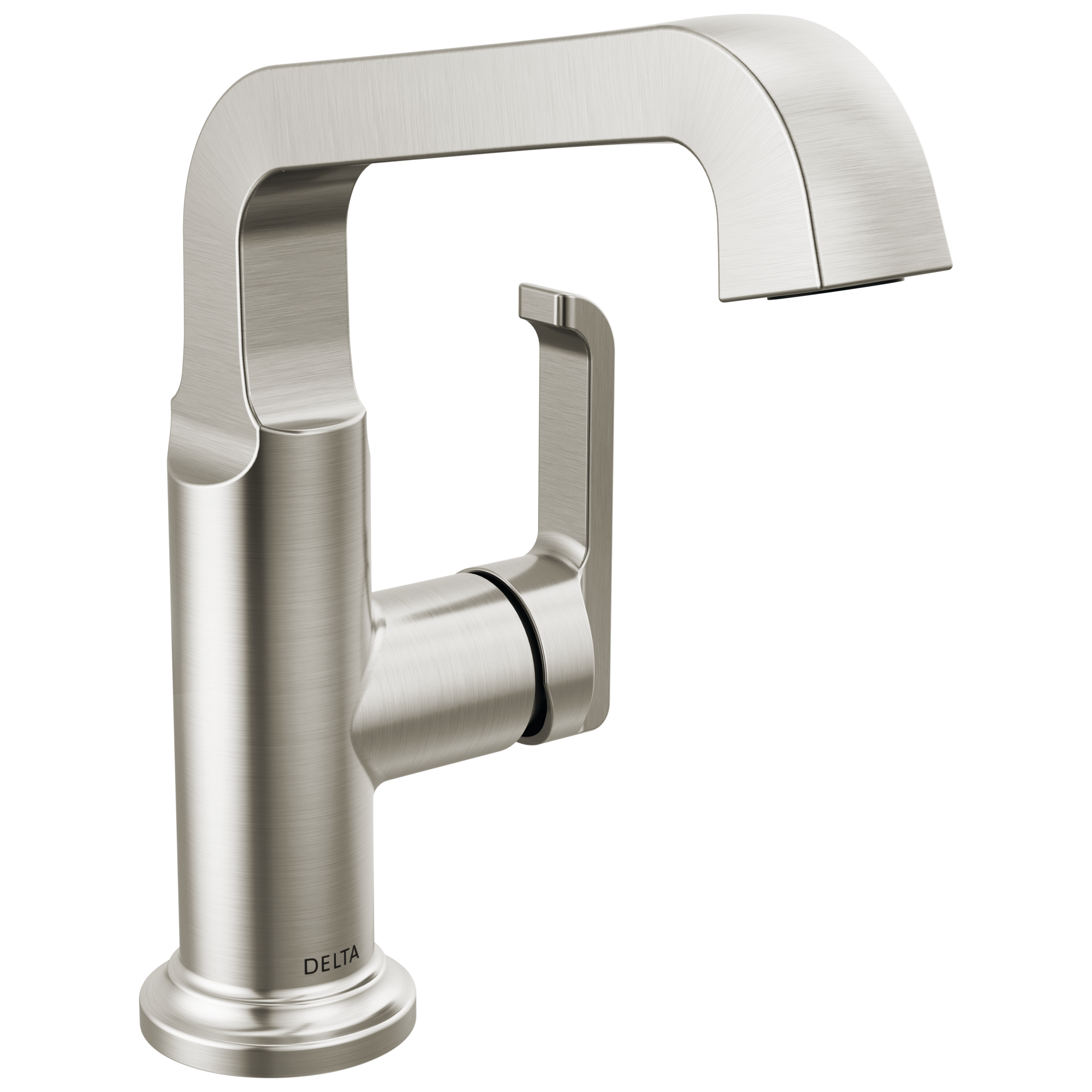 Delta - Single Handle Mid-Height Vessel Bathroom - Lumicoat® Stainless - 689-SS-PR-DST