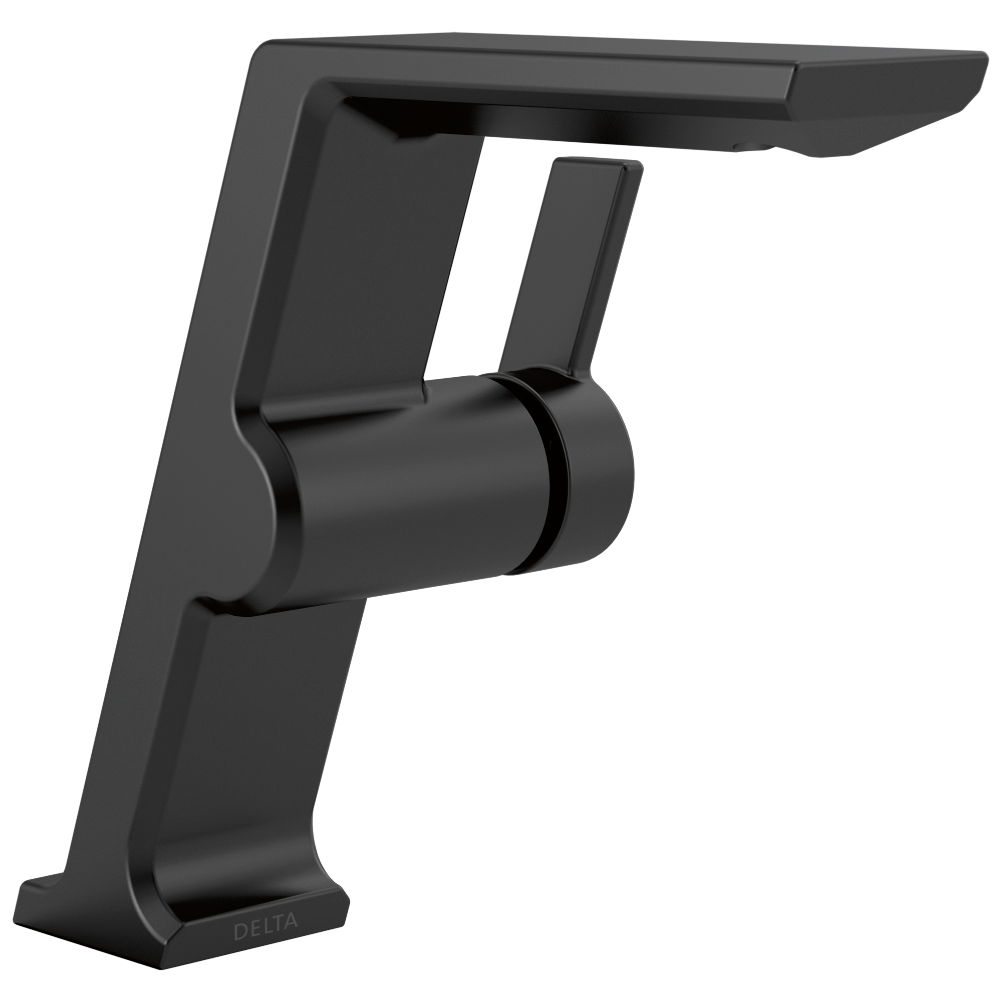 Delta - Single Handle Mid-Height Vessel Bathroom Faucet - Matte Black - 699-BL-DST