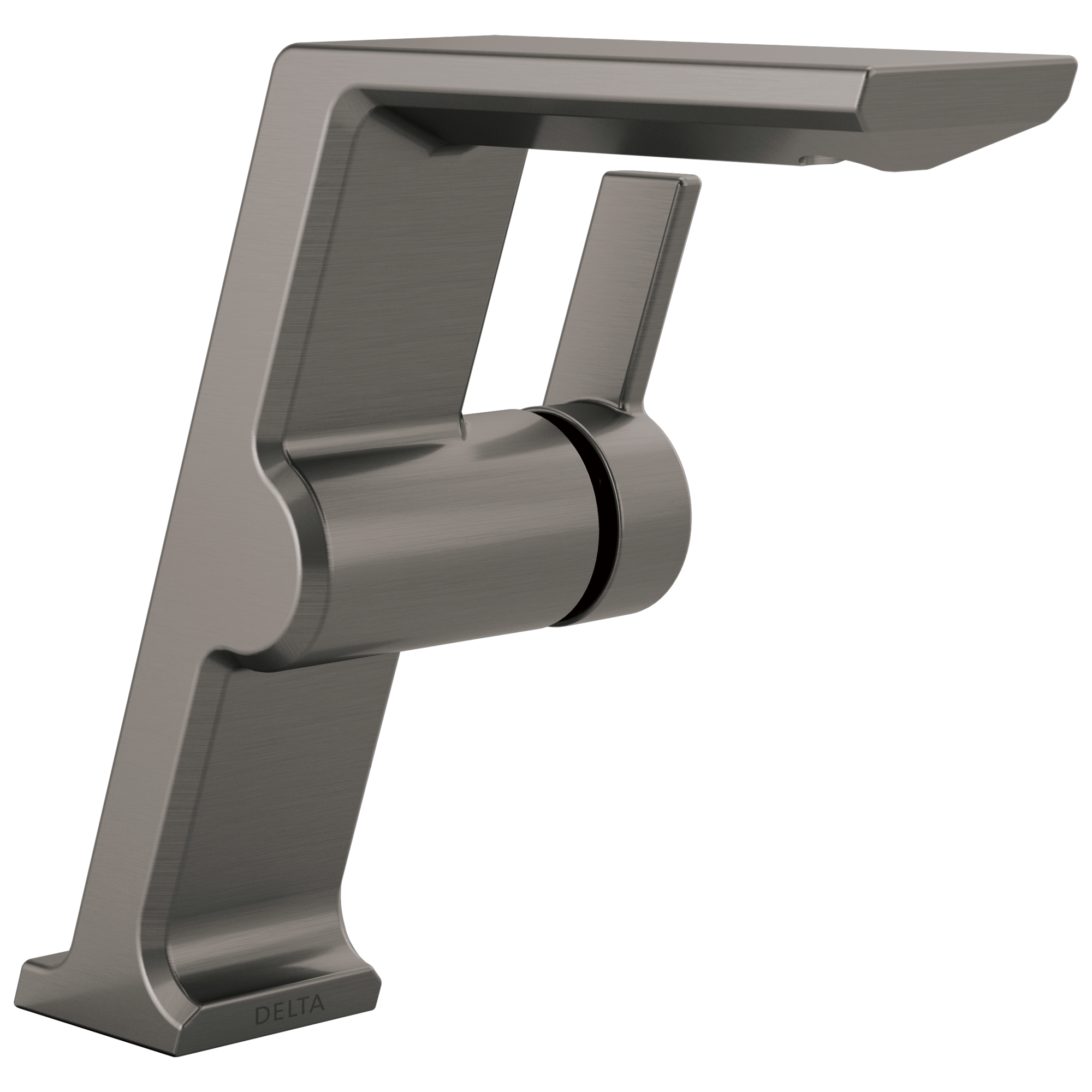 Delta - Single Handle Mid-Height Vessel Bathroom Faucet - Lumicoat® Black Stainless - 699-KS-PR-DST