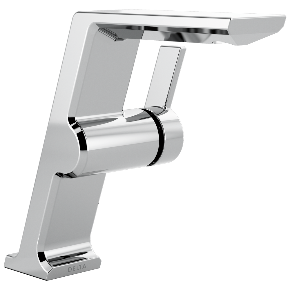 Delta - Single Handle Mid-Height Vessel Bathroom Faucet - Lumicoat® Chrome - 699-PR-DST