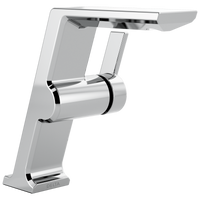 Delta - Single Handle Mid-Height Vessel Bathroom Faucet - Lumicoat® Chrome - 699-PR-DST