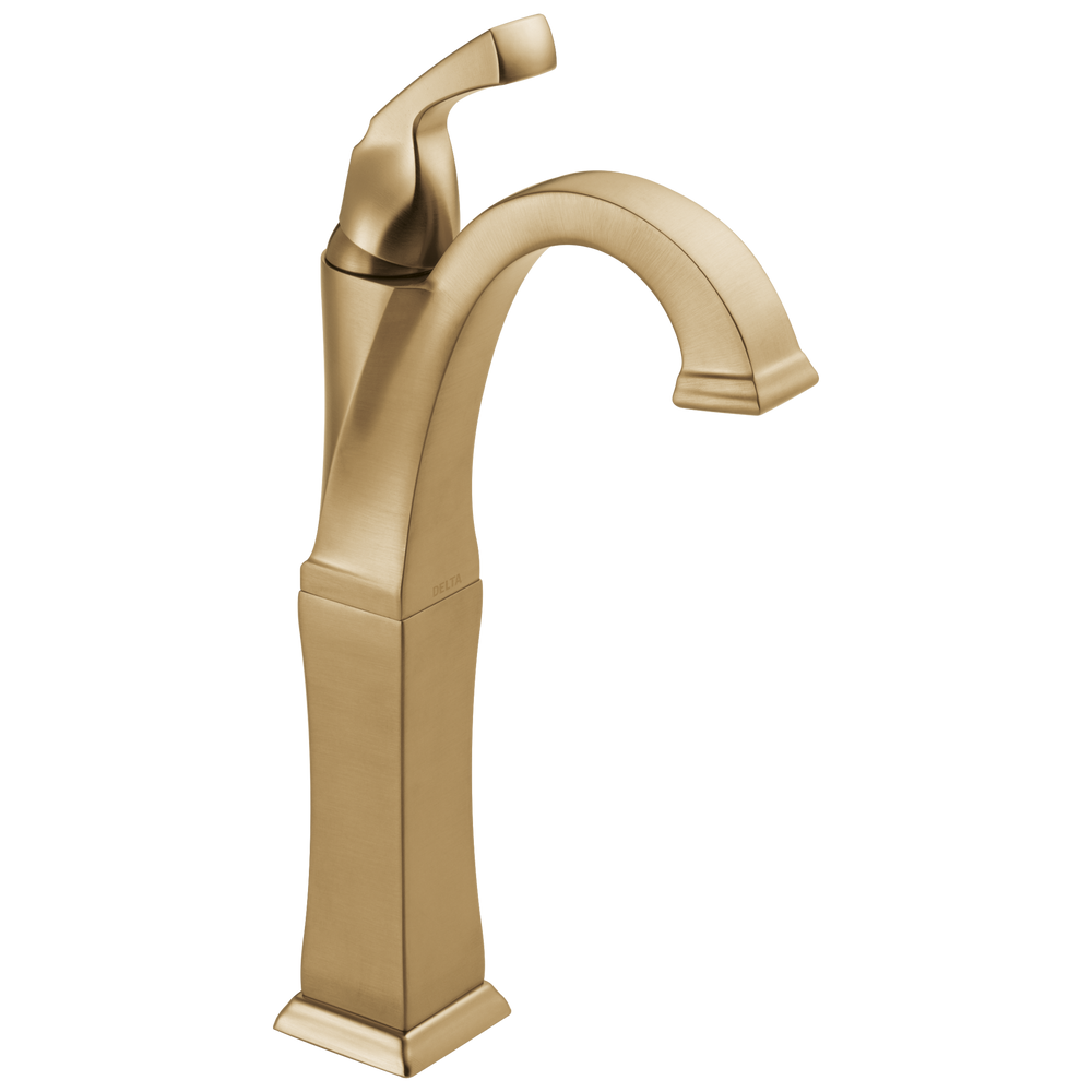 Delta - Single Handle Vessel Bathroom Faucet - Champagne Bronze - 751-CZ-DST