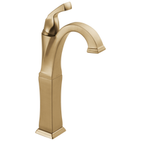 Delta - Single Handle Vessel Bathroom Faucet - Champagne Bronze - 751-CZ-DST