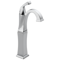 Delta - Single Handle Vessel Bathroom Faucet - Chrome - 751-DST